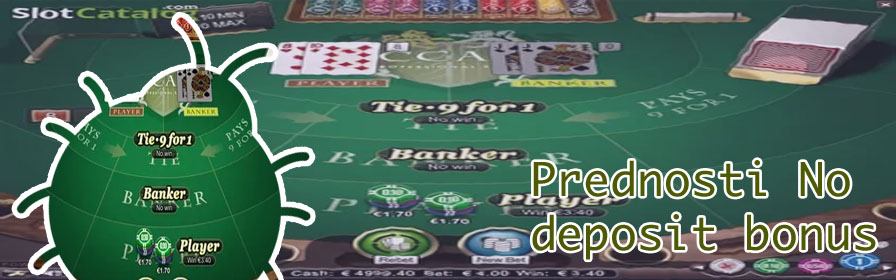 Baccarat Bonus No Deposit bonusi